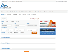 Tablet Screenshot of gharsearch.com